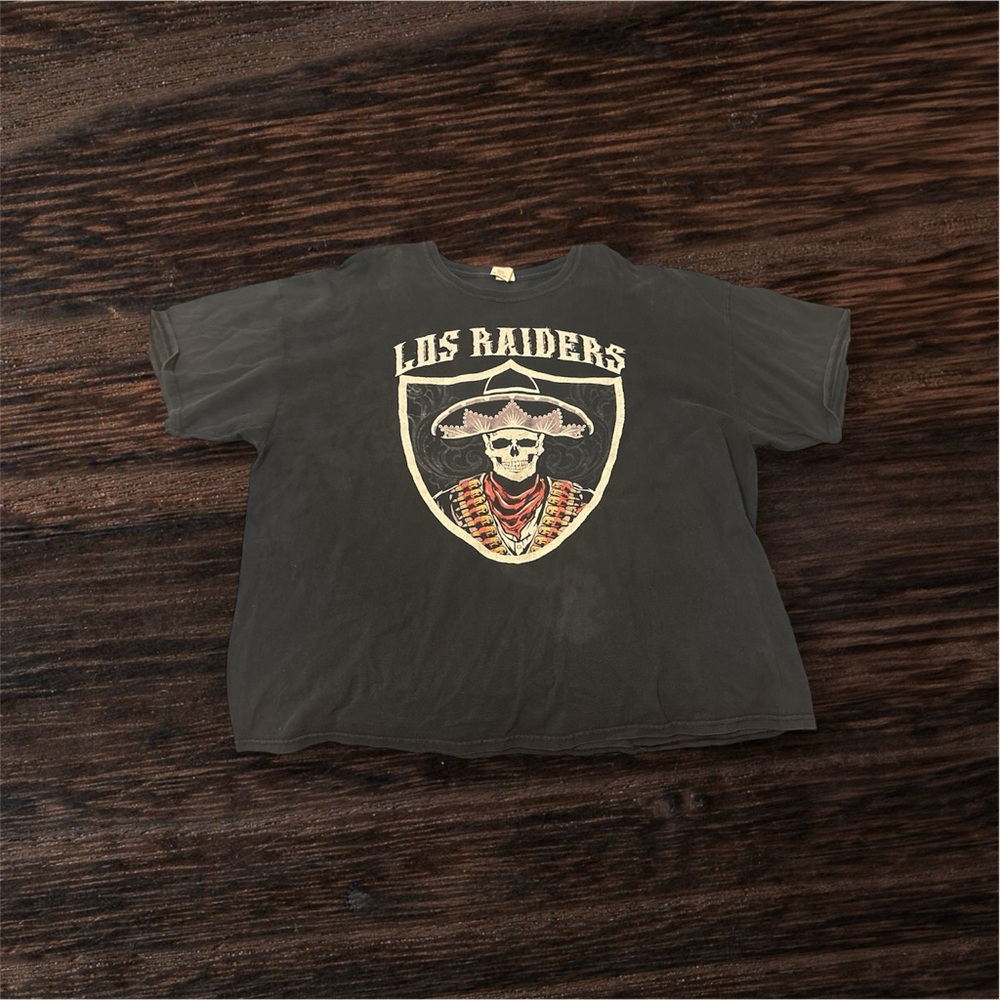 Gildan Kids Los Raiders Graphic Tee - Black